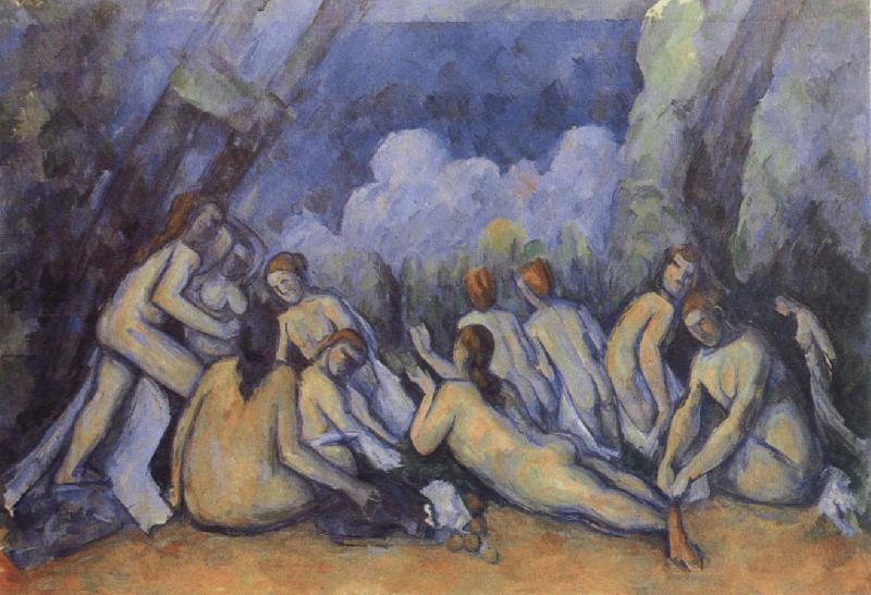 Paul Cezanne The Bathers oil painting image